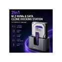 2in1 HDD SSD docking station SATA m.2 NVMe