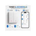 Smart Light switch WiFi 2Gang Timer Tuya