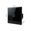 Smart touch Light switch 1Gang WiFi Timer Tuya
