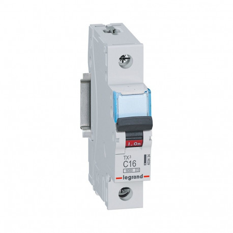 Legrand automaatkaitselüliti 403434 TX3 C 16A 1-polig 6kA 230/400VAC 1TE