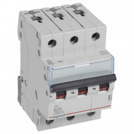 "Legrand 403404 TX3 LS-Schalter B 25A 3-polig 6kA 400VAC 3TE"
