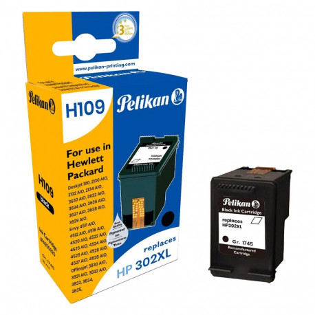 "Pelikan Tinte HP 302XL (F6U68AE) black"