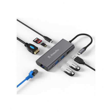 XTREMEMAC USB-C-jaotur XWH-HUB8-13 8-port