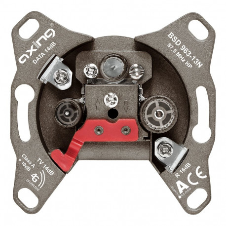 "AXING BSD 963-13N Antennendose Durchgang 14dB Hochpass"