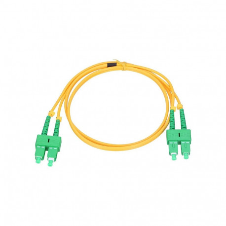 "Extralink SC/APC-SC/APC | Patchcord | PVC, Single mode, Duplex, G.657A, 3mm, 3m"