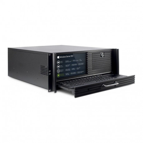 Inter-Tech IPC 4U 4452-TFT 48.3cm monitori, klaviatuuri ja hiirega