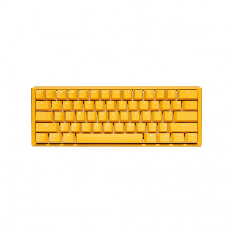 Ducky mänguklaviatuur One 3 Mini, RGB LED – MX-Speed-Silver, kollane