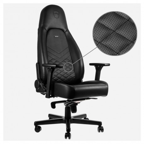 noblechairs mänguritool ICON, must/must