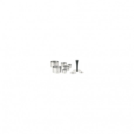 "Speiseformer Set, 10 Teile Inox"