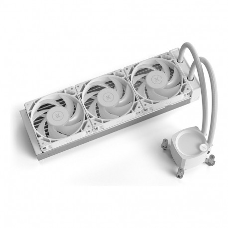 "EK Water Blocks EK-Nucleus AIO CR360 Lux D-RGB AiO Wasserkühlung - 360 mm, Weiß"