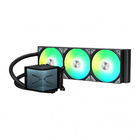 K TRYX AiO-vedelikjahutus PANORAMA 360 ARGB 3D-AMOLED-ekraaniga 360mm, must