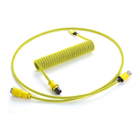 CableMod PRO keerdus klaviatuurikaabel USB-C–USB Type A 150cm, Dominator Yellow