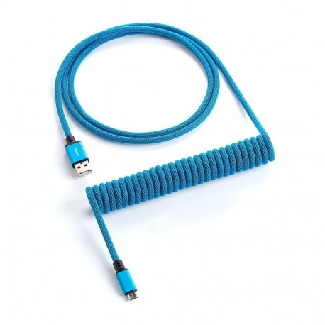 CableMod klaviatuurikaabel Classic spiraalne Micro USB–USB Type A, 150cm, spektrumsinine
