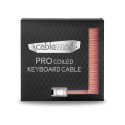 CableMod PRO spiraalne klaviatuurikaabel USB-C–USB-tüüpi A 150cm, Orangesicle