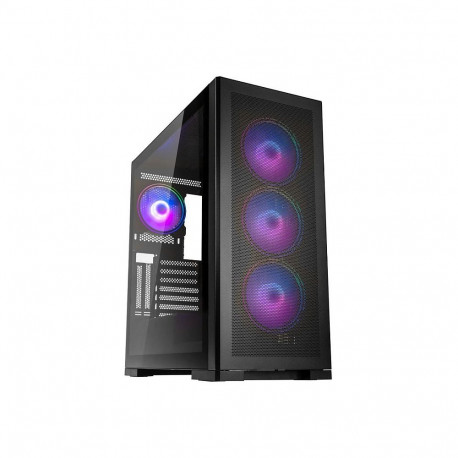 "Kolink Unity Meshbay ARGB Midi-Tower, Tempered Glass - schwarz"