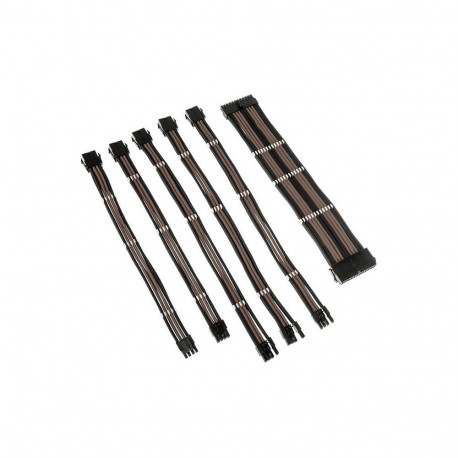 "Kolink Core Adept Braided Cable Extension Kit - Black/Gunmetal"