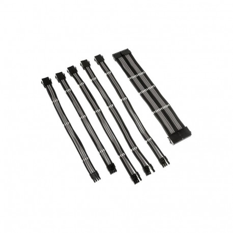 "Kolink Core Adept Braided Cable Extension Kit - Black/Grey"