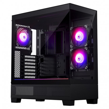 Phanteks XT View 2x karastatud klaas, must