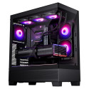 "Phanteks XT View (schwarz, Tempered Glass x 2)"