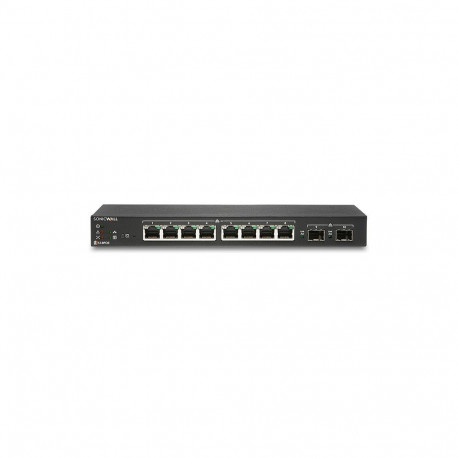 "SonicWall Switch SWS12-8 - Switch - managed - 8 x 10/100/1000 + 2 x Gigabit SFP - Desktop"