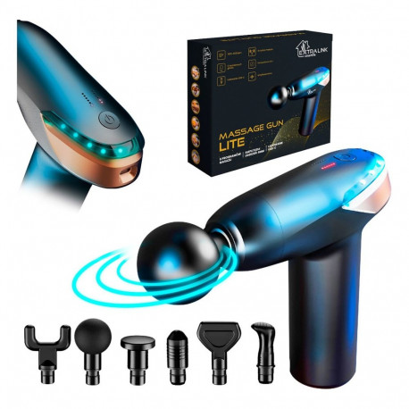 "Extralink Massage Gun Lite, 3200 U/min, 6 Austauschbare Aufsätze"