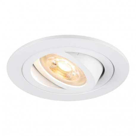 "SLV Einbaustrahler NEW TRIA 75 1007374 rund max. 10W GU10 weiss DA75mm"