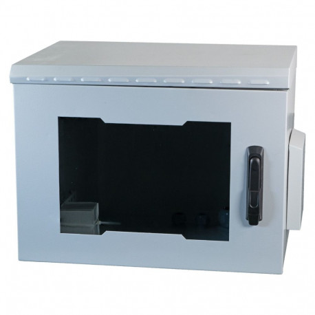 EFB seinakapp 691712IP55.2G 19" IP55 12HE klaasuksega sügavus 600mm RAL7035