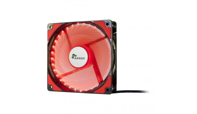 "Inter-Tech Lüfter 120*120*25 ARGUS L-12025 RD, rot"
