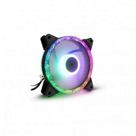 "Inter-Tech Lüfter 120*120*25 ARGUS RS-071 RGB,Kristall-Effek retail"