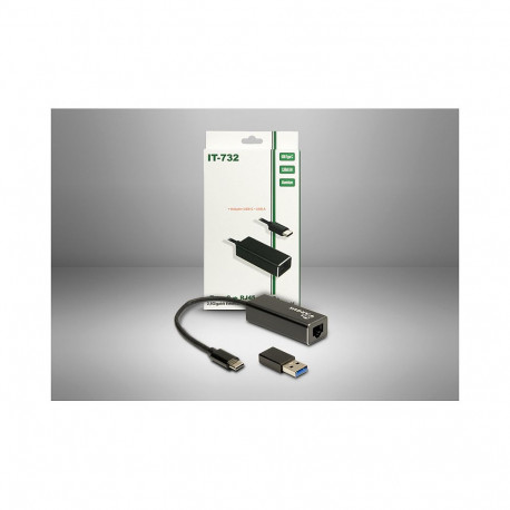 "Inter-Tech LAN-Adapter Argus IT-732 USB-C Gigabit Ethernet"