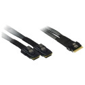 "Inter-Tech Kabel SFF 8654-8x - SFF 8087-2x 0,75m"