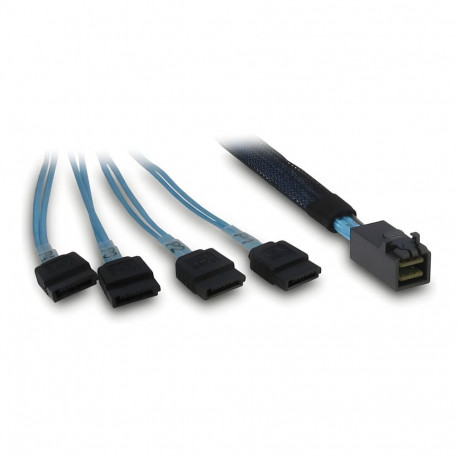 "Inter-Tech Kabel SFF 8643 - 4x SATA/SAS- 0,7m Crossover"