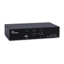 "Inter-Tech KVM Switch AS-41DA DVI, 4 Port, Metall"