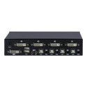 "Inter-Tech KVM Switch AS-41DA DVI, 4 Port, Metall"