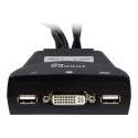 "Inter-Tech KVM Switch LS-21DA DVI, 2 Port, Kunststoff"