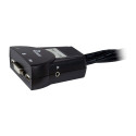 "Inter-Tech KVM Switch LS-21DA DVI, 2 Port, Kunststoff"