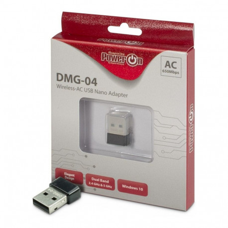 "Inter-Tech Wi-Fi 5 USB Nano Adapter DMG-04 Stick 650Mbps"