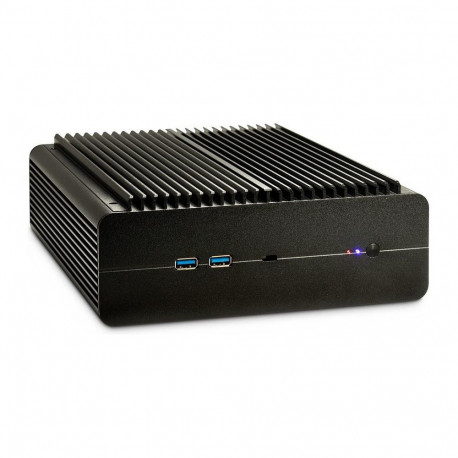 "Inter-Tech Geh Mini ITX IP-60 black 2xUSB 3.0 77x210x240mm"