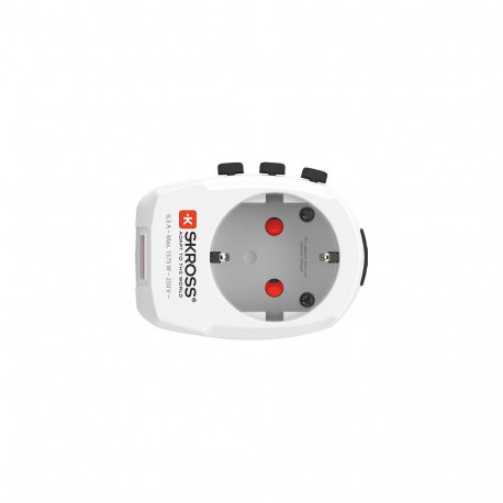 Skross reisivooluadapter PRO Light USB 2xA ülemaailmne