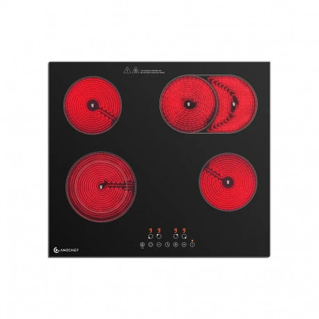 AMZCHEF CE-T-72CB4xyP200-LBHA 4-burner ceramic cooktop