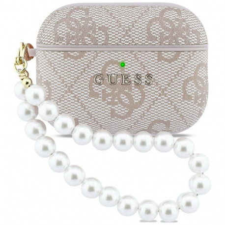 Guess 4G Pearl Strap Case for AirPods Pro 3 / pink