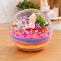 Zestaw Doświadczalny Hodowla Kryształów Terrarium z Jednorożcem DIY Światła