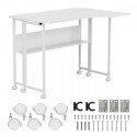 Folding desk, mobile MC-126 L/W