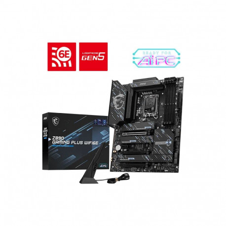 MSI emaplaat Z890 GAMING PLUS WIFI6E Intel Z890 LGA 1851 (Socket V1) ATX