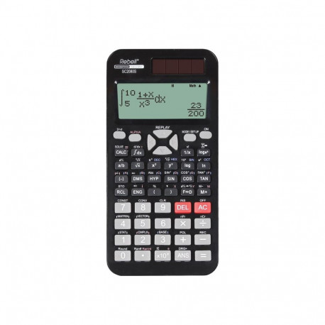 Rebell SC2080S calculator Pocket Scientific Black