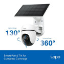 TP-LINK TC90 KIT | Solar-Powered Pan/Tilt Security Camera Kit | 3 MP | 4mm/F1.6 | MicroSD Card Up to