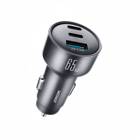 Joyroom Joyroom JR-CCN19 65W 3-in-1 car charger Dark gray