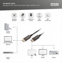 DisplayPort connection cable, DP M/M, 15.0m, w/interlock, DP 1.2, Ultra HD 4K, bl
