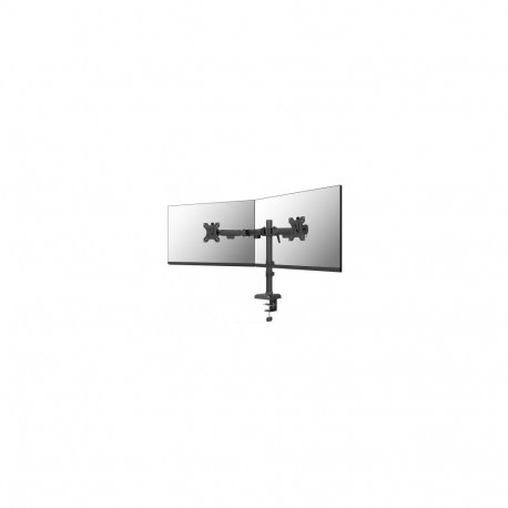 NEOMOUNTS NERO DOUBLE FLAT SCREEN DESK MOUNT  (PHONE HOLDER+QUICK-FIX CLAMP/GROMMET)