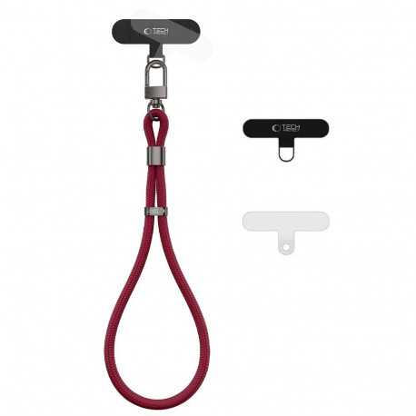 TECH-PROTECT C11S ROPE WRIST STRAP BURGUNDY WINE